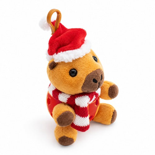 Christmas Cappy Plush Pickleball Bag Charm