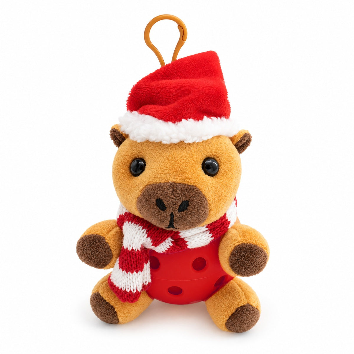 Christmas Cappy Plush Pickleball Bag Charm
